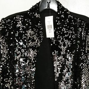 Black & silver Sequined Jacket